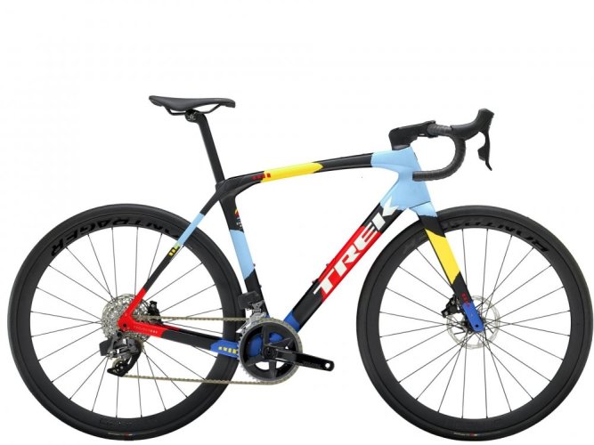 Bicykel Trek Domane SLR 6 AXS Gen 4 2024 čierny modrý - Veľkosť: 60