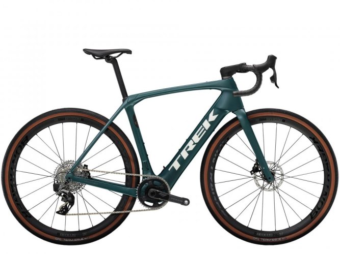 Bicykel Trek Domane+ SLR 6 AXS 2024 zelený - Veľkosť: 58