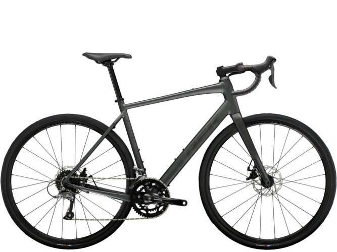 Bicykel Trek Domane AL 2 Gen 4 2024 matný šedý - Veľkosť: 56