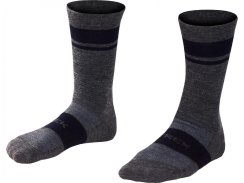 Ponožky Trek Race Crew Cushioned Merino Wool šedé