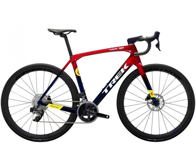 Bicykel Trek Domane SLR 6 AXS Gen 4 2024 červený modrý