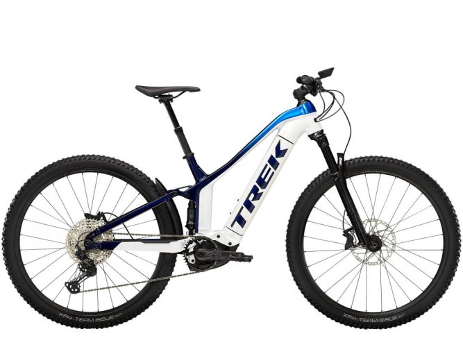 Bicykel Trek Powerfly FS 7 EU 2022 biely modrý