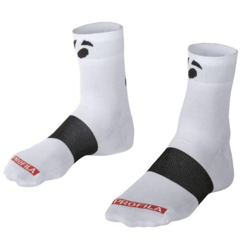 Ponožky Bontrager Race 2.5 (6cm) 3ks v balení biele _18