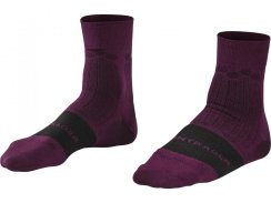 BONTRAGER Ponožky Bontrager Velocis Quarter fialové