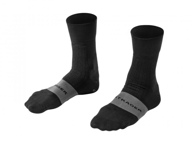 Ponožky Bontrager Velocis Crew čierne - Veľkosť: S (37-39)